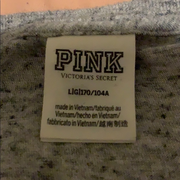 Pink victoria secret sparkly t-shirt - Picture 3 of 3